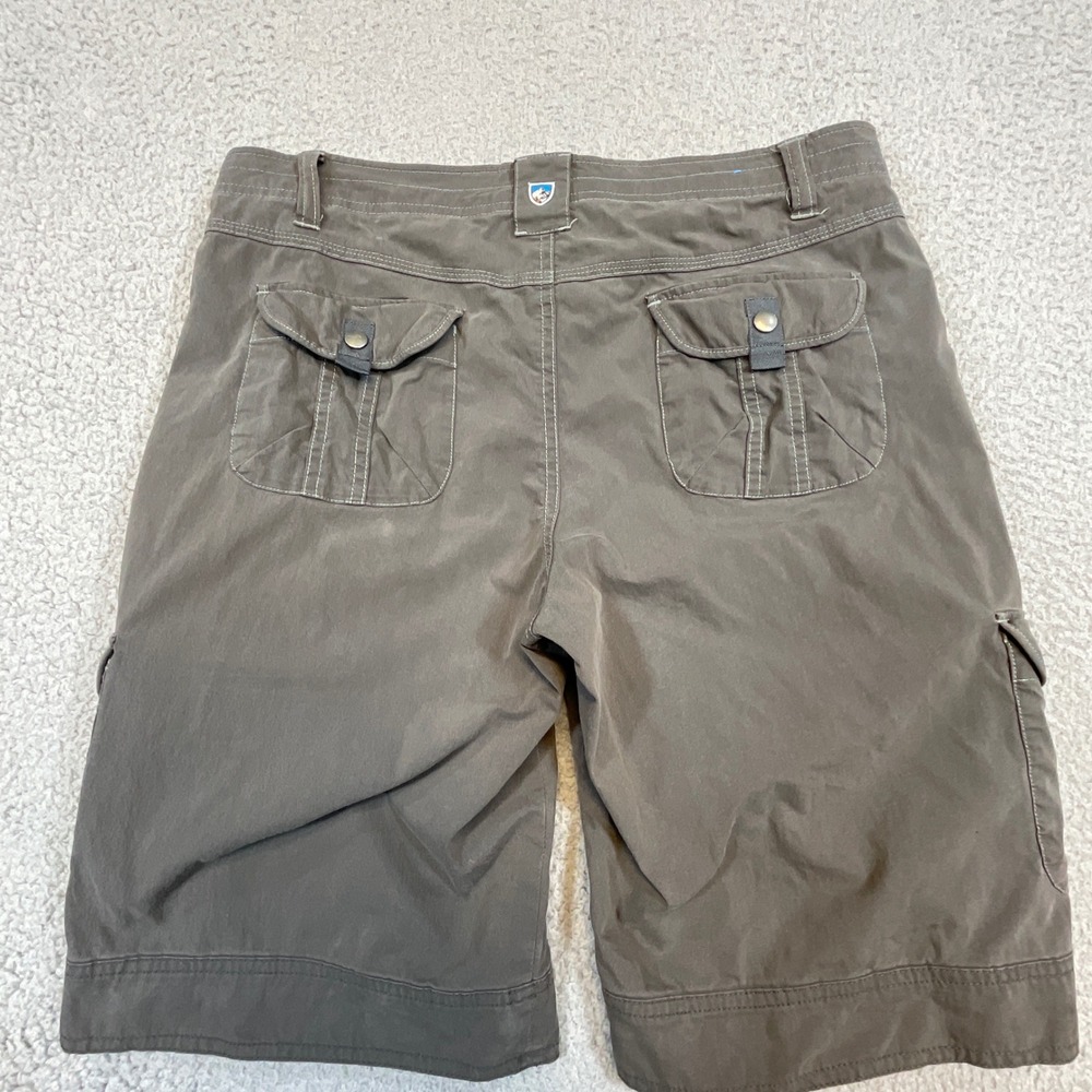 Kuhl Cargo Shorts Womens 12 Gray Hiking Camping Utility Gorpcore Outdoor - Picture 2 of 7